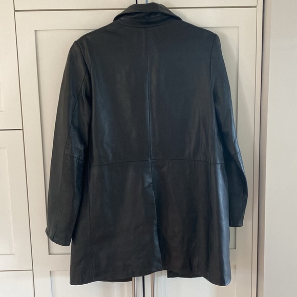 Anne Klein Leather Coat - Picture 10 of 11